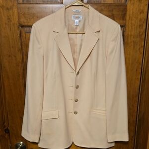 Talbots Light Peach Blazer Jacket
